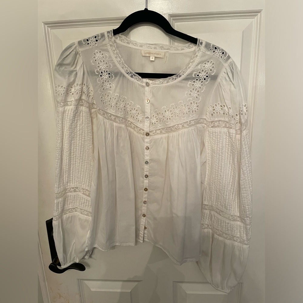 Love shack fancy blouse